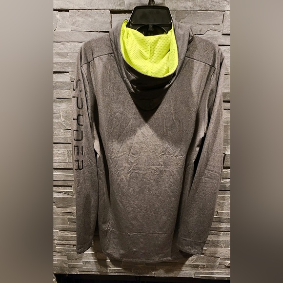 Spyder Stretch Jersey Active Sweatshirt/Hoodie - Picture 4 of 6